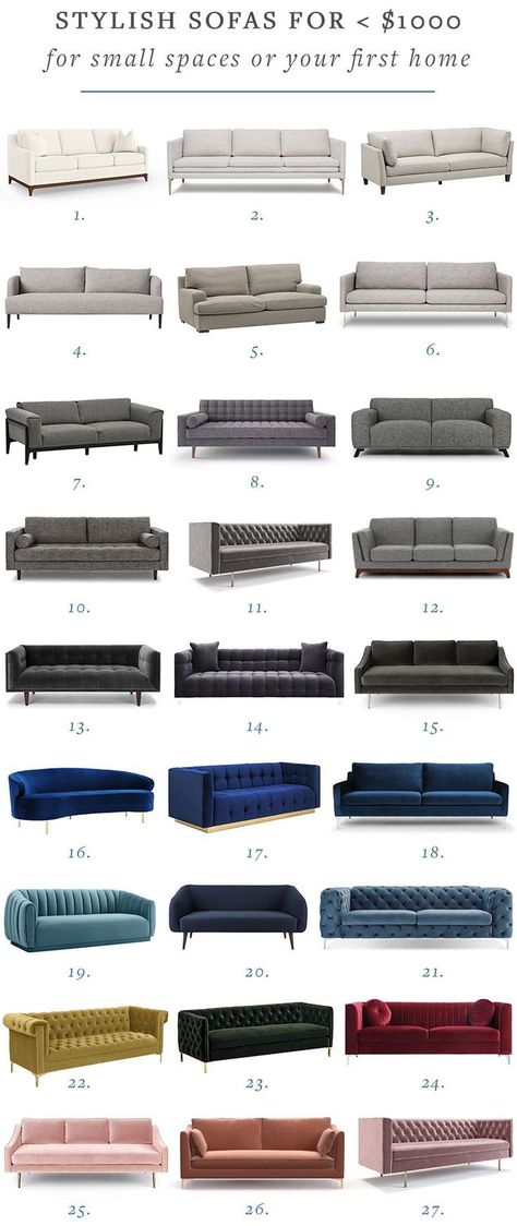 Sofas For Small Spaces, Sofa Set Designs, Couch Sofa, Modern Sofa Living Room, Living Room Sofa Design, Sofa Design, Modern Sofa Designs, Small Bedroom Sofa, Couch Design