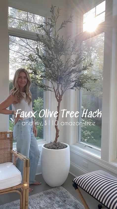 Nafresh Tall Faux Olive … curated on LTK Vert, Kunst, Fake Indoor Trees, Faux Tree, Inredning, Artificial Tree, Fake Plants Decor, Indoor Tree, Bedroom Plants