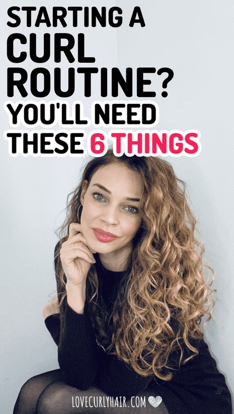 Curly Hair Routine For Beginners. Your Quick Start Checklist For Curly Products, Tools & Techniques. Everything For Your Curly Hair Journey How To Curl Your Hair, Curly Hair Care, Hair Journey, Wavy Hair Care, Curly Hair Routine, Natural Curls Hairstyles, Curly Hair Techniques, Thick Hair Styles, Thick Curly Hair
