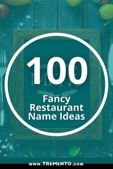 Looking for naming inspirations? We got you! Check out this list of 100 fancy restaurant name ideas! Restaurant Names And Logos, Restaurant Names, Names Of Restaurants, Best Restaurant Names, Cafe Names Ideas, Breakfast Names, Fancy Restaurant, Modern Restaurant Logo Design Ideas, Restaurant Logo Design