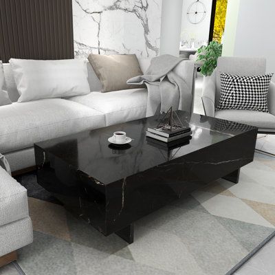 Design, Home Décor, Decoration, Coffee Table With Drawers, Coffee Table Rectangle, Black Marble Coffee Table, Coffee Table Wood, Unique Coffee Table, Sofa End Tables