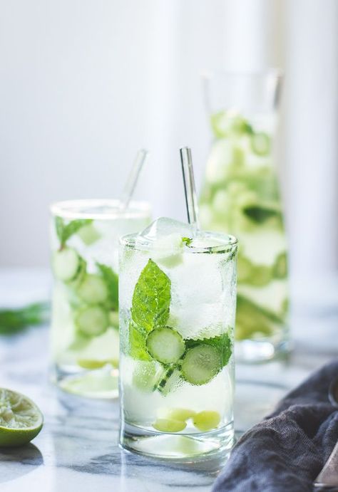 Mint & Cucumber Gin, Foods, Flora, Mad, Gourmet, Gastronomia, Basil, Food, Fruity