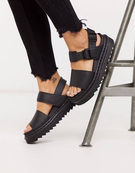 The 31 Most Comfortable Sandals for Women on the Internet | Who What Wear UK Ankle Boots, Slippers, Doc Martens, Vans, Dr Martens Voss Sandals, Dr Martens Sandals, Doc Martens Voss Sandals Outfit, Dr Martens Boots, Dr Martens Shoes