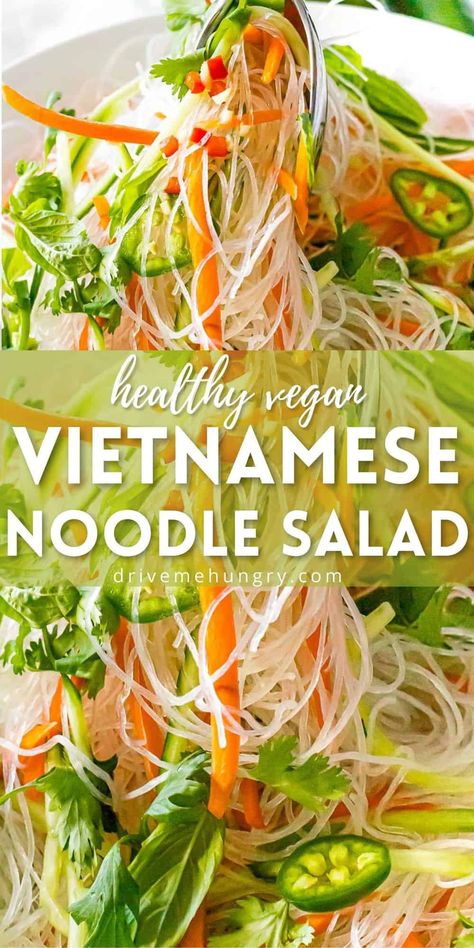 Noodles, Foods, Salads, Snacks, Noodle Salad, Salad, Vietnamese Noodle Salad, Healthy Vegan, Food