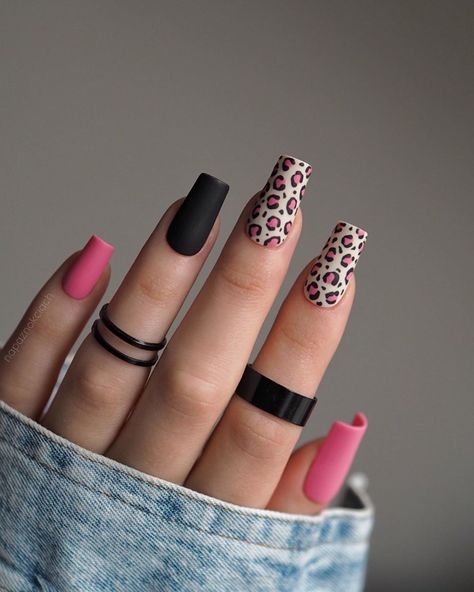 30 Best Animal Print Nails to Inspire You Leopard Nails, Design, Nail Art Designs, Zebra Print Nails, Leopard Print Nails, Cheetah Nail Designs, Zebra Nail Designs, Leopard Nail Designs, Animal Nail Designs