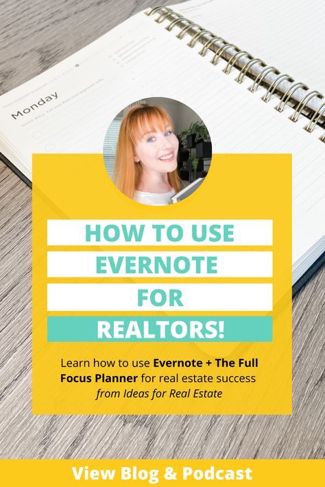 Ready to organize your real estate business and Realtor marketing? Learn how to combine the systems of Evernote plus the Full-Focus Planner to streamline your day and generate more business! Get all of your small tasks accomplished while focusing on your big goals. By using this 2-part system, you can create a real estate marketing plan that aligns with your greater vision and every day needs in real estate! From organizing your transactions to customers to social media, do it all - stress free Ideas, Social Marketing, Marketing Plan, Marketing Tips, Real Estate Quotes, Real Estate Business, Marketing Ideas, How To Plan, Marketing