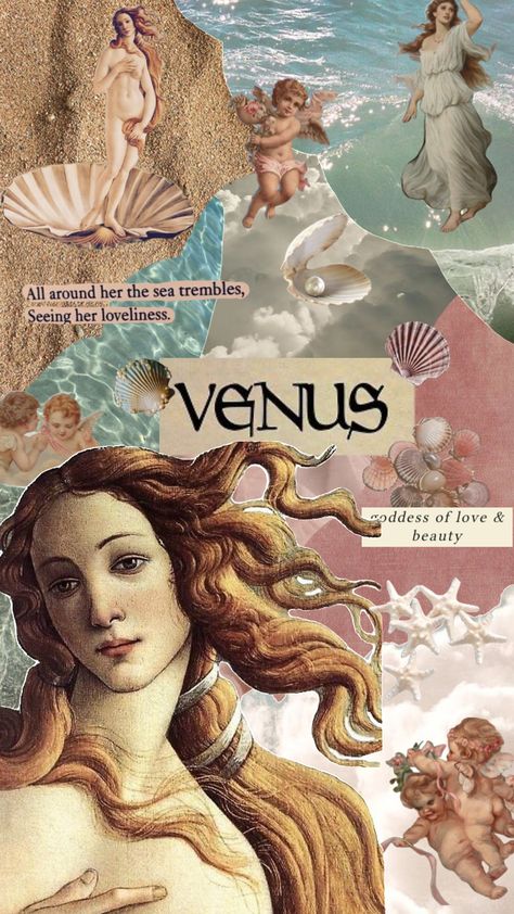 #thebirthofvenus#goddess#venus#romangoddess#love#beauty#botticelli Instagram, Backgrounds, Greek Gods, Ilustrasi, Goddess, Resim, Goddess Art, Archetypes, Aesthetic Art