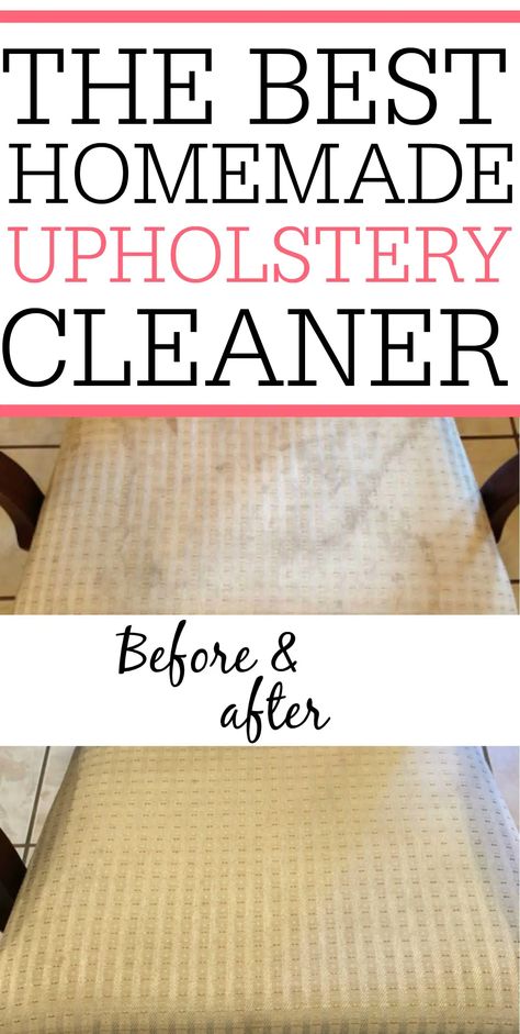 DIY Upholstery Cleaner - Frugally Blonde Cleaning Recipes, Home Décor, Vintage, Design, Deep Cleaning Tips, Deep Cleaning, Cleaning Upholstery, Cleaning Painted Walls, Clean Dishwasher