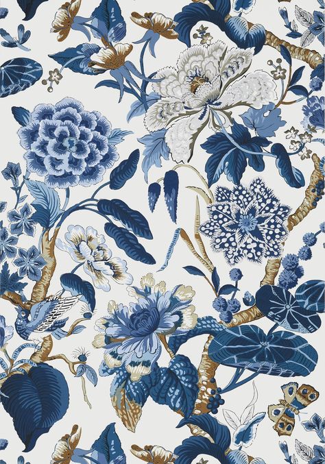 Vintage, Floral, Blue Fabric Pattern, Blue Fabric, Blue And White Chinoiserie Wallpaper, Toile Wallpaper, Toile Pattern, Chinoiserie Wallpaper, Blue Wallpapers