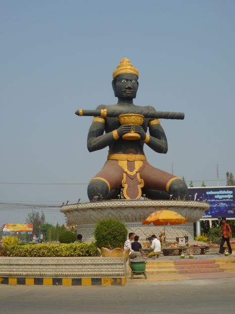 Cambodia, Battambang, Mr Battambang Statue, Battambang, Travel, Cambodia, Vietnam, Art, Buddha, Battambang Cambodia, Buddha Statue