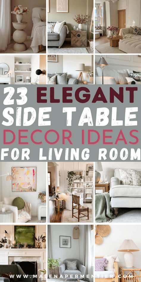 end table ideas - decorating ideas for end table Ideas, Sofas, Tables, Dessert, Small Living Room Table, Side Table Decor Living Room, Living Room End Table Decor, Living Room Side Table, Living Room End Tables