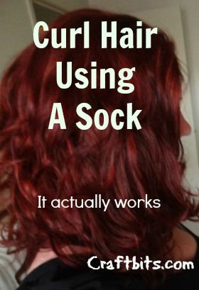 DIY Sock Hair Curler Ideas, Diy Hairstyles, People, Diy, Diy Hair Rollers, Diy Hair Curlers, Diy Hair Curls, Sock Curls, Diy Curls Overnight