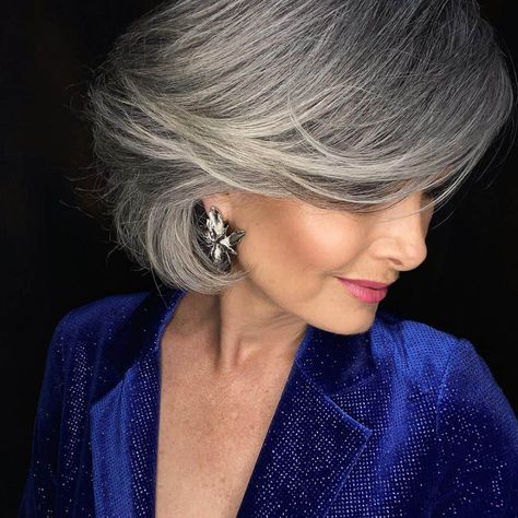Top 30 Hairstyles For Grey Hair Over 60 (2021 Updated) 28 Long Hair Styles, Short Hair Styles, Haar, Hairdo, Blond, Hair Images, Hair Cuts, Capelli, Cortes De Cabello Corto