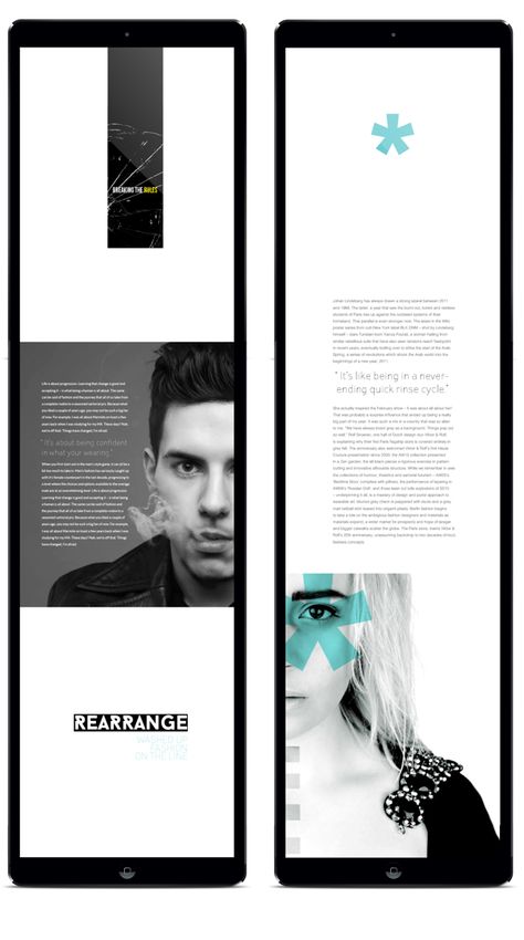 Dazed & Confused | Digital Publishing | Jordan Pollock. Ryan Allan Design, Inspiration, Layout, Interface Design, Web Design, Editorial, Business Design, Visual Design, Publication Design