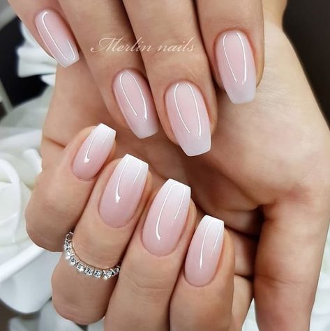 30+ Stunning Wedding Nail Designs For The Chic Bride - The Glossychic Nail Designs, Ombre, Cute Nails, Ongles, Nail, Chic Nails, Trendy Nails, Pretty Nails, Prom Nails