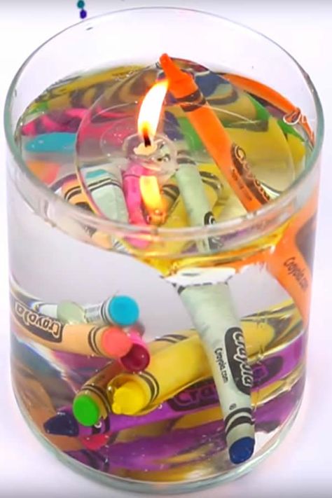 Home-made Candles, Diy, Diy Candles With Crayons, Diy Candles Scented, Diy Candles Easy, Water Candles Diy, Candles Crafts, Candle Projects, Making Candles Diy