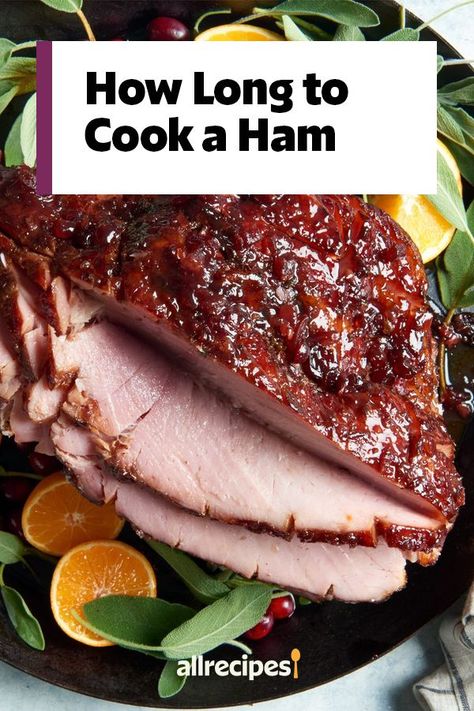 Thanksgiving, Ideas, Cooking Ham In Oven, How To Cook Ham, Cooking Ham, Cooking A Ham, Ham In The Oven, Ham Cooking Time, Cooking Ham In Crockpot
