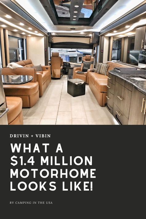 Have you ever wondered what a million dollar motorhome looks like? What type of added luxuries are you actually paying for?  Today we’re answering the $1,000,000 question!  This Foretravel Motorcoach ih-45 has an MSRP or $1.4 million (the folks at Tampa RV Show are offering it for just under a fresh mil).  Let’s take a deep dive into what you’ll be getting when you swipe that AmEx black card!  #luxury #glamping #rvlife #rvliving #rv #motorhome Rv, Van, Glamping, Camper, Videos, Vans, Rv Show, Small Camper Trailers, Luxury Rv Living