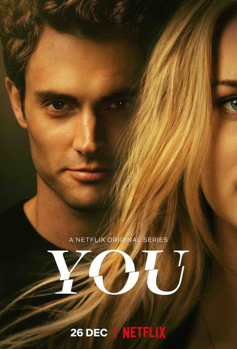 YOU - Netflix Series Poster Films, Pretty Little Liars, Soundtrack, Thriller, Movies And Tv Shows, Tv Series To Watch, Netflix Tv Shows, Favorite Tv Shows, Movie Tv