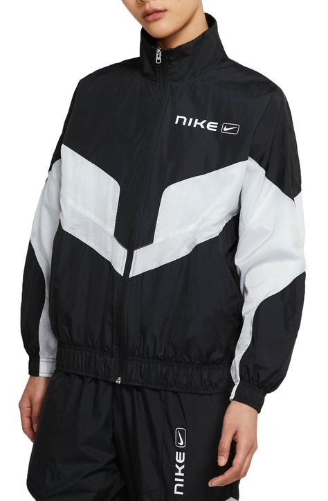 Nike, Nike Outfits, Nike Jacket, Black Nike Jacket, Nike Fashion Outfit, Mens Sportswear, Tracksuit, Tracksuit Jacket, Sports Jackets For Men