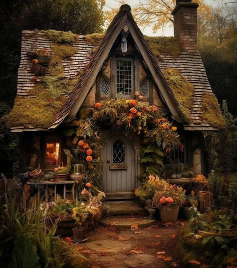 Halloween, Witch Cottage Exterior, Witch Cottage Interior, Witch Cabin, Witchy House Exterior, Witch House Exterior, Witch House Interior, Witches Cottage, Witch Cottage Aesthetic