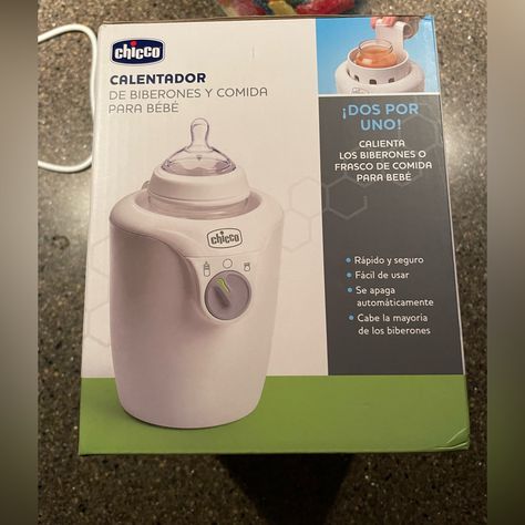 Nib Chicco Baby Bottle And Food Warmer. I Bought This To Use For My Baby And Completely Forgot About It. It’s Never Been Opened And Been In A Closet. Comes From A Smoke Free Home But A Home With Pets. Strawberry Romper, Animal Crossing Amiibo Cards, Chicco Baby, Wedding Ring Bearer Pillow, Baby Changing Pad, Baby Sleep Sack, Bubble Machine, Food Warmer, Ring Holder Wedding