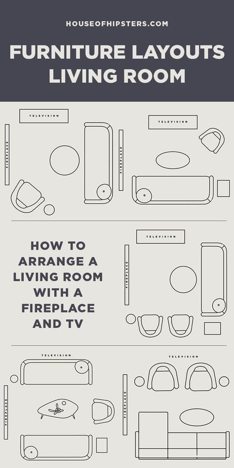 5 furniture layouts for a living room with a fireplace and television. Home Décor, L Shaped Living Room, Living Room Furniture Layout, Living Room Furniture Arrangement, Narrow Living Room, Living Dining Room, Living Room With Fireplace, Small Living Room Layout, Rectangular Living Rooms