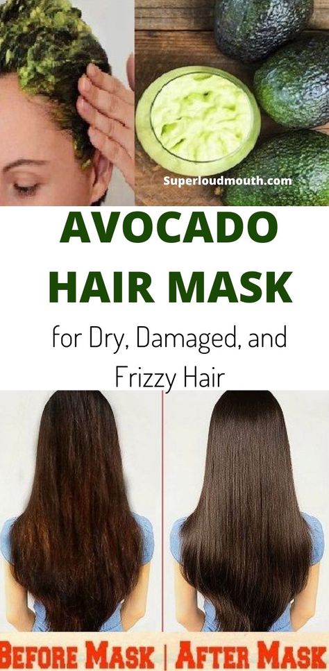 21 Awesome ways to use Avocado Hair Mask for hair growth, Dry and Damaged hair Hair Growth, Diy Hair Mask For Dry Hair, Hair Mask For Damaged Hair, Hair Mask For Growth, Hair Loss Remedies, Hair Loss Natural Remedy, Dry Hair, Hair Loss Cure, Hair Remedies