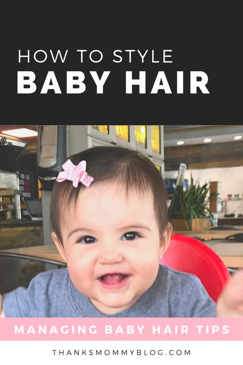 Styling Baby Girl Hair Infant, Styling Baby Girl Hair, Baby Hair Dos, Baby Hair Clips, 6 Month Baby Hairstyles Girl, Baby Hair Styles, Toddler Hair