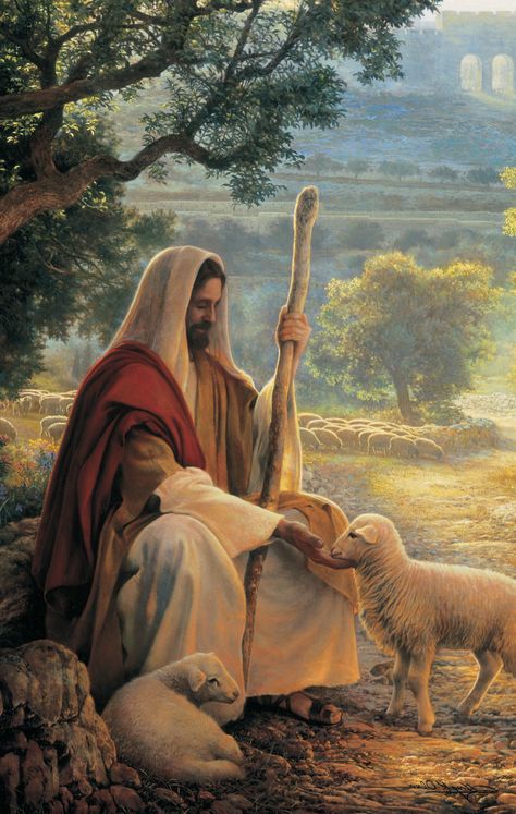 Chapter 20: ‘Feed My Sheep’ Christ, Christian Art, The Good Shepherd, Pictures Of Christ, Jesus Christ Painting, Jesus Christ Artwork, Pictures Of Jesus Christ, Jesus Artwork, Jesus Christ Images