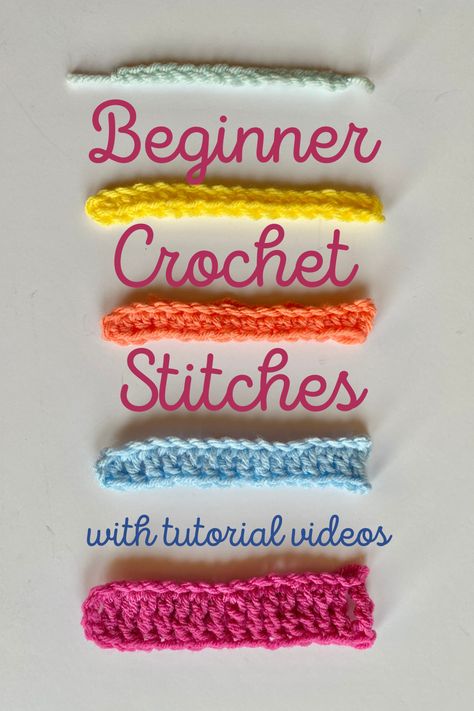 Crochet, Quilting, Amigurumi Patterns, Single Crochet Stitch, Double Crochet Stitch, Crochet Stitches Guide, Half Double Crochet Stitch, Different Crochet Stitches, Triple Crochet Stitch