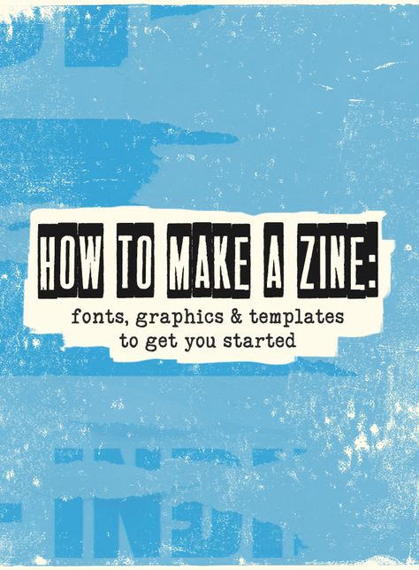 How to Make a Zine: Fonts, Graphics & Templates to Get You Started Typography, Layout, Zine Printing, Print Format, Zine Design, Typography Layout, Handlettering, Projects, Diy Magazine