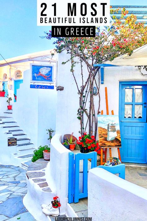 The most beautiful Greek islands for your bucket list Inspiration, Vacation Ideas, Design, Summer, Ideas, Greek Islands Vacation, Europe Travel Tips, Places To Travel, Greece Travel