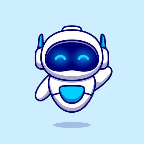 Ilustración de dibujos animados lindo ro... | Premium Vector #Freepik #vector #tecnologia #ordenador #hombre #personaje Kawaii, Robot Logo, Robot Icon, Vector Robot, Robot Design, Robot, Robot Cute, Robot Cartoon, Mascot Design