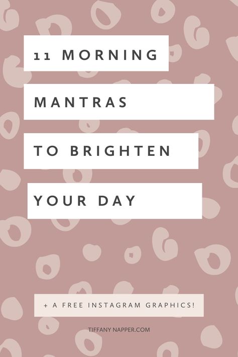 11 Morning Mantras that will Brighten Your Day + 11 Free Instagram Graphics! Fitness, Inspiration, Winter, Morning Affirmations, Daily Affirmations, Positive Affirmations, Positive Mantras, Morning Mantra, Best Self