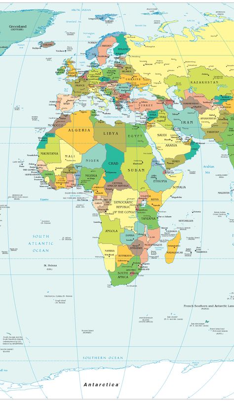 World Map World Map Europe, Africa Map, World Map With Countries, Europe Map, World Geography Map, World Political Map, Map, World Map, World Geography