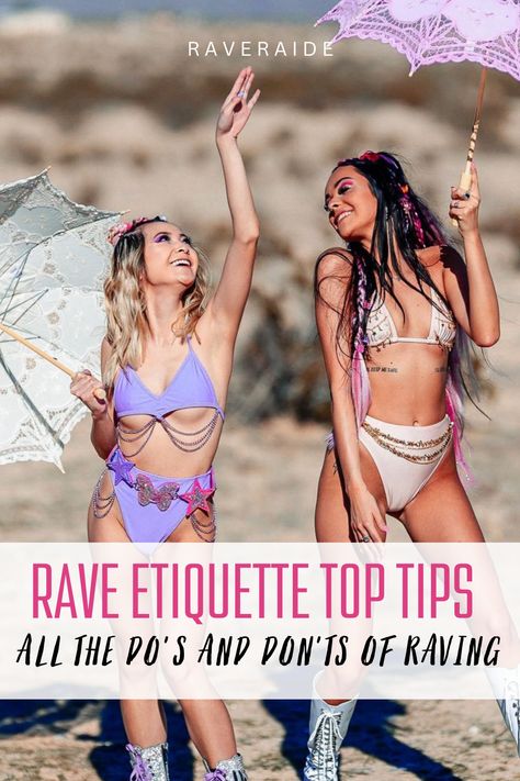 rave etiquette - the do's and don'ts of raving Rave, Rave Outfits, Music Festival Fashion, Music Festival Hair, Music Festival Outfits, Edm, Rave Festival, Music Festival Nails, Rave Accessories