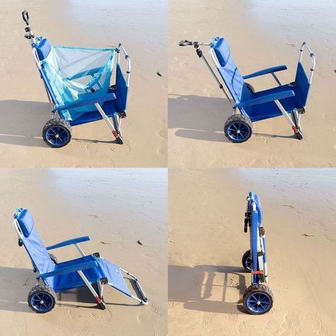 Costco is Selling A Wagon That Turns Into A Lounge Chair For The Perfect Day At The Beach Mac, Design, Beach Gear, Beach Wagon, Beach Lounge Chair, Lounger, Beach Toys, Beach Chairs, Lounge