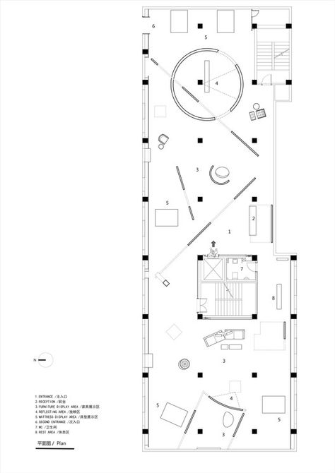 Gallery of Dreams-Chasing Life & Art Showroom / AD ARCHITECTURE - 2 Architecture, Museums, Architecture Design Concept, Architecture Concept Diagram, Concept Architecture, Exhibition Plan, Architecture Plan, Exhibition Design, Museum Plan