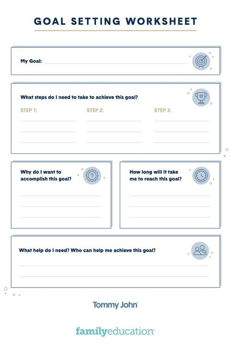 Organisation, Worksheets, Goal Setting Sheet, Goal Planning, Smart Goals Worksheet, Goal Setting Activities, Goal Setting Template, Goal Setting Worksheet, How To Plan