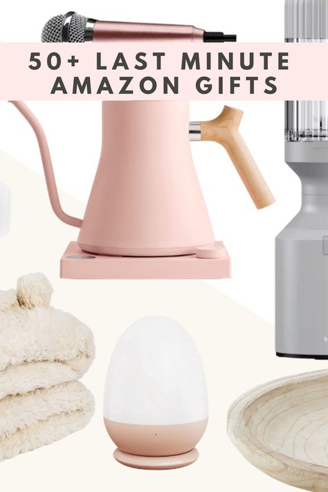 If you're scrambling to find a last minute gift from Amazon but overwhelmed with choice, here are the best Amazon gift ideas for last minute shoppers. Find last minute Amazon gift ideas for women, last minute Amazon gift ideas for men, Amazon home decor gift ideas, and last minute Amazon gift ideas for families. | last minute amazon gifts | last minute christmas gifts amazon | last minute birthday gifts amazon | last minute gift ideas amazon | best gift ideas on amazon Ideas, Gift Ideas, Amazon Gifts, Cheap Gifts, Best Amazon Gifts, Amazon Christmas Gifts, Gifts For Women, Last Minute Gifts, Best Gift For Wife