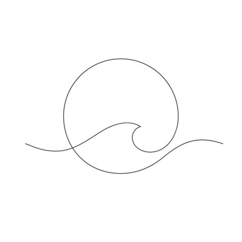 Ink, Tattoo, Waves, Ocean Wave Drawing, Wave Pattern, Wave Design, Ocean Design, Wave Outline, Waves Line