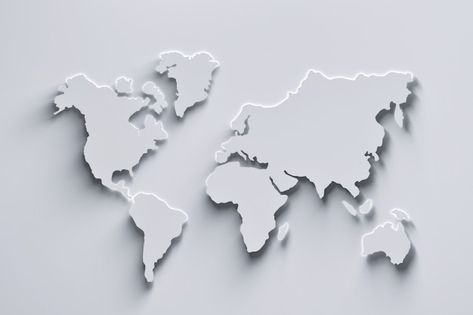 White world map Premium Photo | Premium Photo #Freepik #photo #business Design, Web Design, World Map Design, World Map Wallpaper, World Map Photo, Map Wallpaper, Map Design, Earth Map, World Map