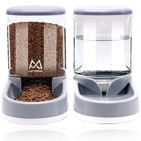 LeYoMiao Automatic Pet Feeder Medium and Small Pet Automatic Food Feeder and Drinker Set 3.8 L, Dog Travel Supplies Feeder an Dogs, Dog Accessories, Perros, Gatos, Really Cute Puppies, Animaux, Dog Accesories, Pet Rabbit, Dog Items