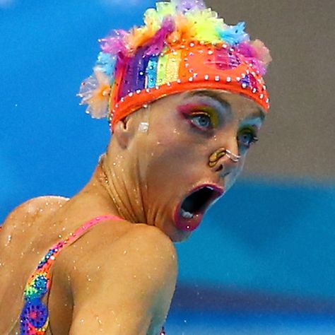 The Best Faces of Synchronized Swimming Swimming, Art, Sports Humour, Synchronized Swimming, Swimming Funny, Interesting Faces, Scuba Girl, Athlete, Sports Pictures