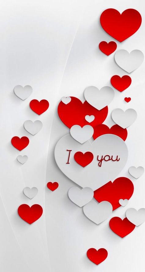 I love you papercut Valentine's Day, Natal, I Love You Pictures, Love Heart, Happy Valentines Day, Love Images, Love Heart Images, Love Wallpaper, Valentines