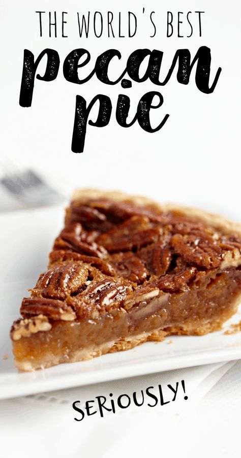 The best easy homemade pecan pie recipe - This traditional Southern recipe is homemade from scratch except for the crust which is premade and packaged. Classic simple recipe for Thanksgiving dinner like Grandma used to make. Original gooey no fail instructions. #dessertrecipes #dessert #sweettooth Foods, Tart, Desserts, Recipes, Dessert, Paleo, Chilean, Gourmet, Southern Recipes