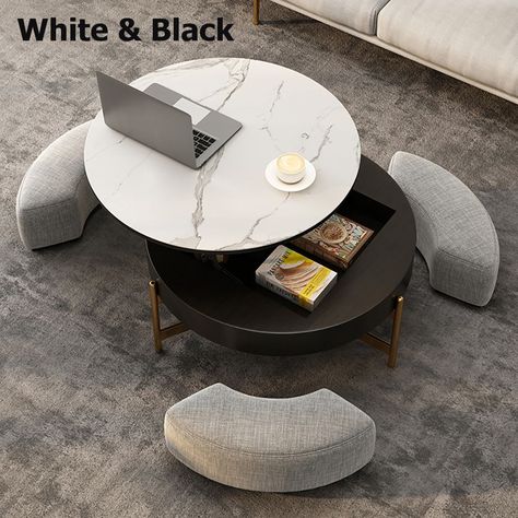 Sofas, Interior, Design, Layout, Round Coffee Table Modern, Coffee Table Sets With Storage, Modern Black Coffee Table, Coffee Table With Drawers, Coffee Table With Storage