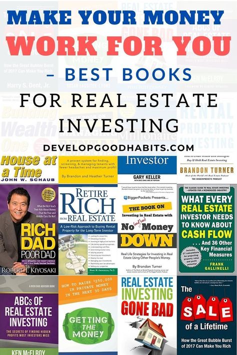 Make Your Money Work for You – Best Books for Real Estate Investing Reading, Real Estate Investing Books, Budgeting, Best Real Estate Investments, Personal Finance Books, Real Estate Investing, Financial Independence Retire Early, Real Estate Investor, Finance Books