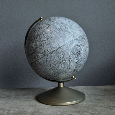1969 Moon Globe Antiques, Astronomy, Upcycling, Maps, Inspiration, Globe, Moon Globe, Pendant Light, Deco